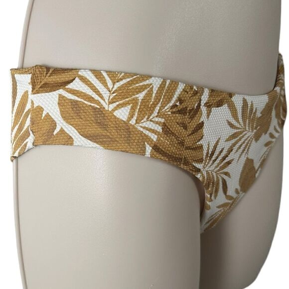 Eberjay Jane Textured Gold Tropical Print Bikini Swimsuit Set - Picture 7 of 10